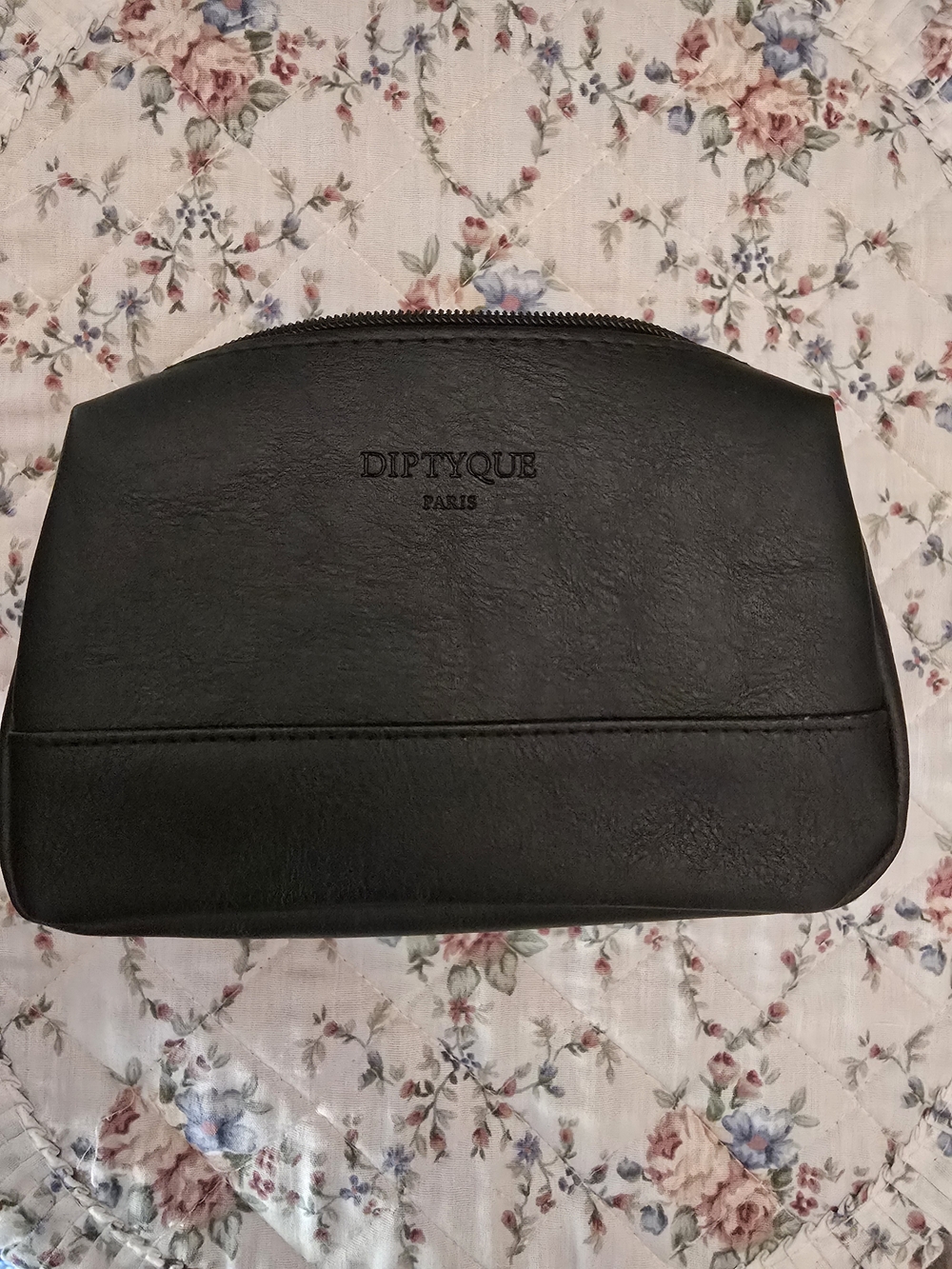 Diptyque Black Leather Travel Pouch - Men